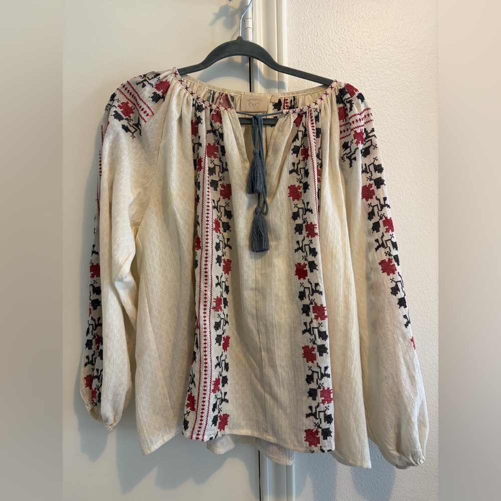 Anthropologie Colentina Peasant Blouse XS - Picture 3 of 5